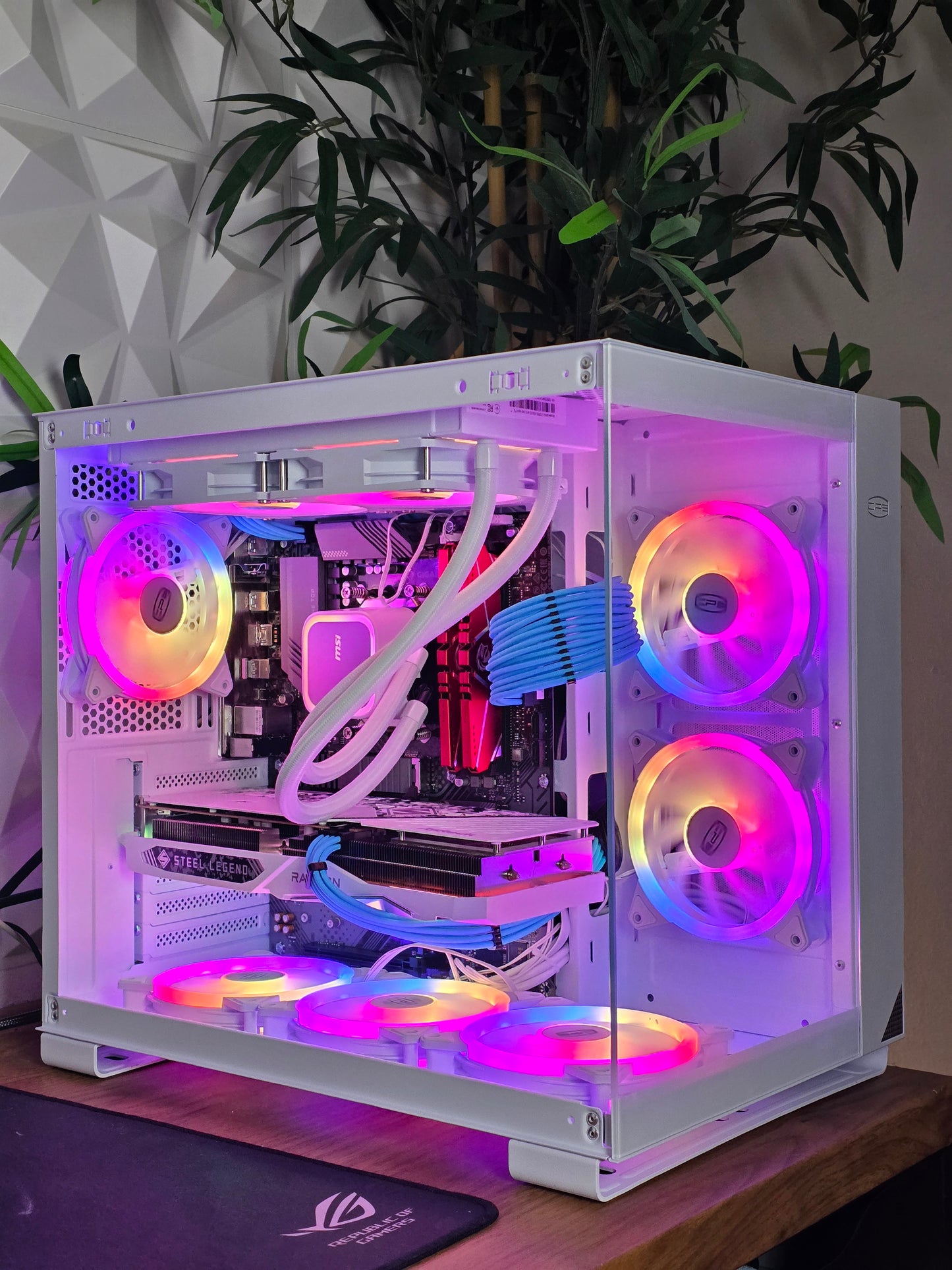 💎 Crystal Frost RX7600 Edition | Ryzen 5 5500 | 1TB M.2 SSD | 16GB DDR4 | 750W Gold | Windows 11 Pro