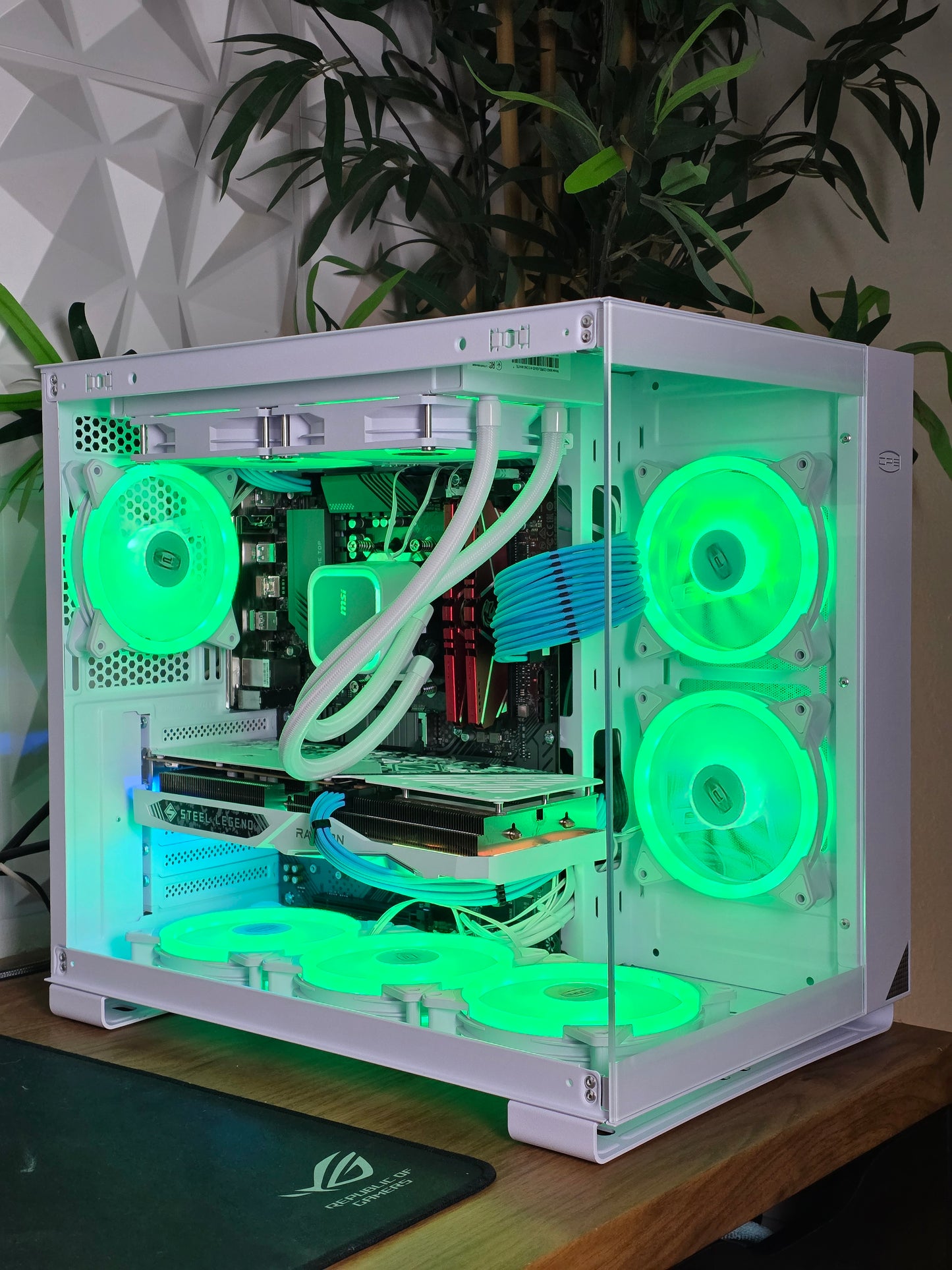💎 Crystal Frost RX7600 Edition | Ryzen 5 5500 | 1TB M.2 SSD | 16GB DDR4 | 750W Gold | Windows 11 Pro