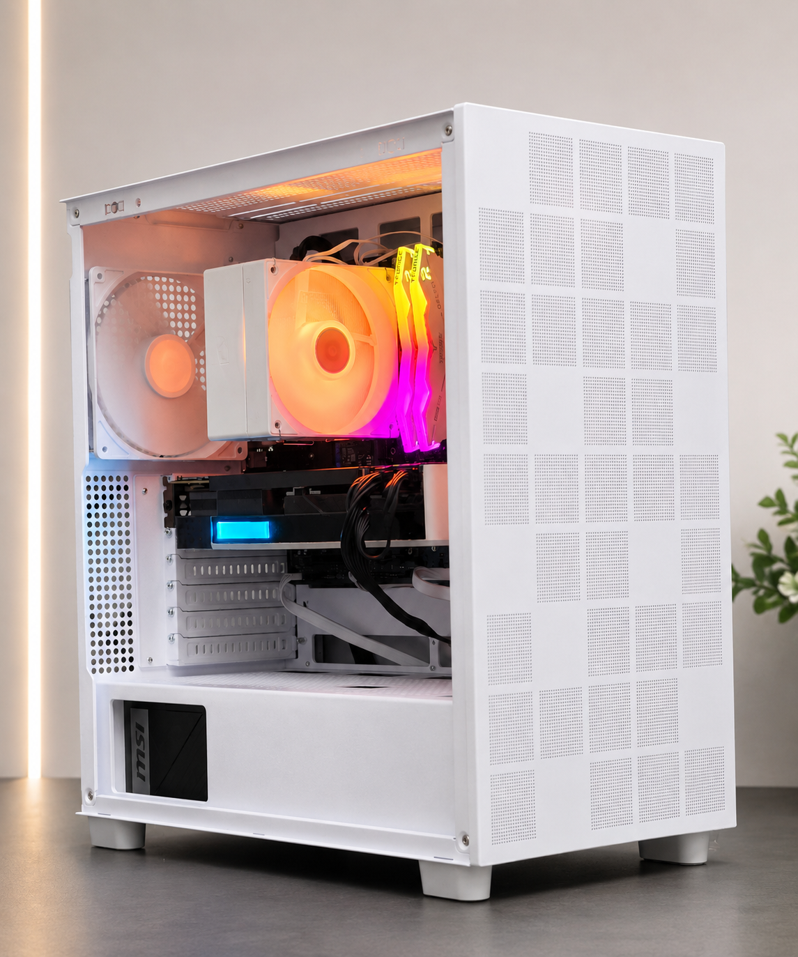 ❄️⚡ FROST STRIKE GAMING PC ⚡❄️
AMD Ryzen 7 8700F | RTX 3080 10GB Gigabyte | 32GB DDR5 | 1TB NVMe SSD | WiFi | Windows 11 Pro | Disponible al Momento