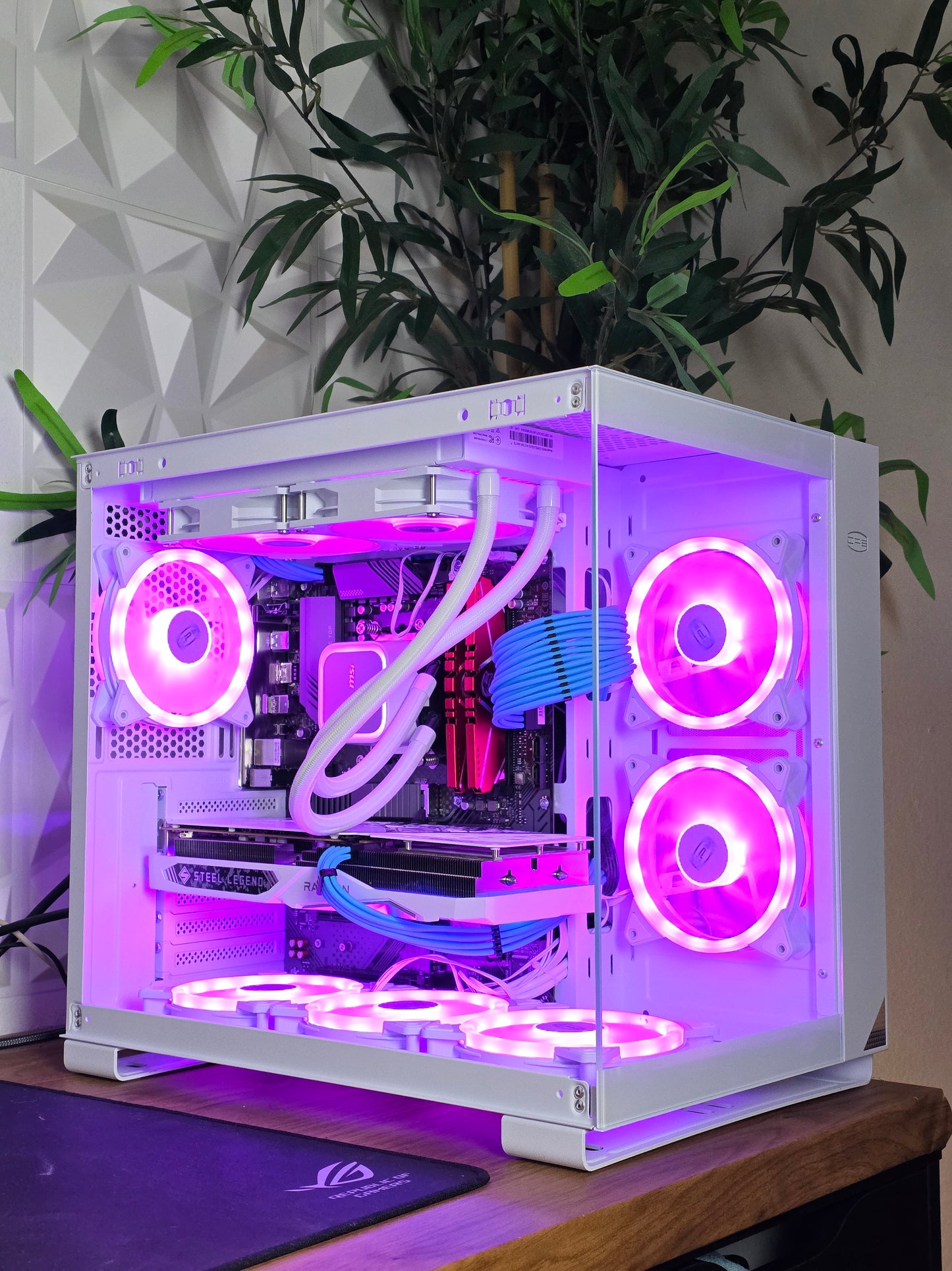 💎 Crystal Frost RX7600 Edition | Ryzen 5 5500 | 1TB M.2 SSD | 16GB DDR4 | 750W Gold | Windows 11 Pro