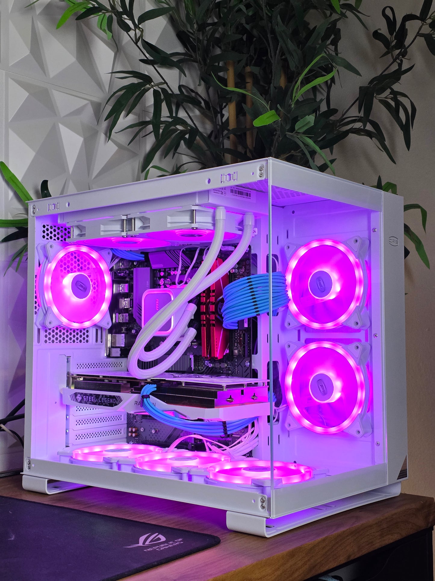 💎 Crystal Frost RX7600 Edition | Ryzen 5 5500 | 1TB M.2 SSD | 16GB DDR4 | 750W Gold | Windows 11 Pro