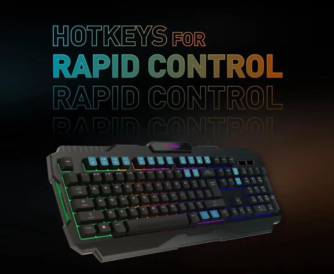 Combo – Teclado & Mouse Gaming RGB (Negro)