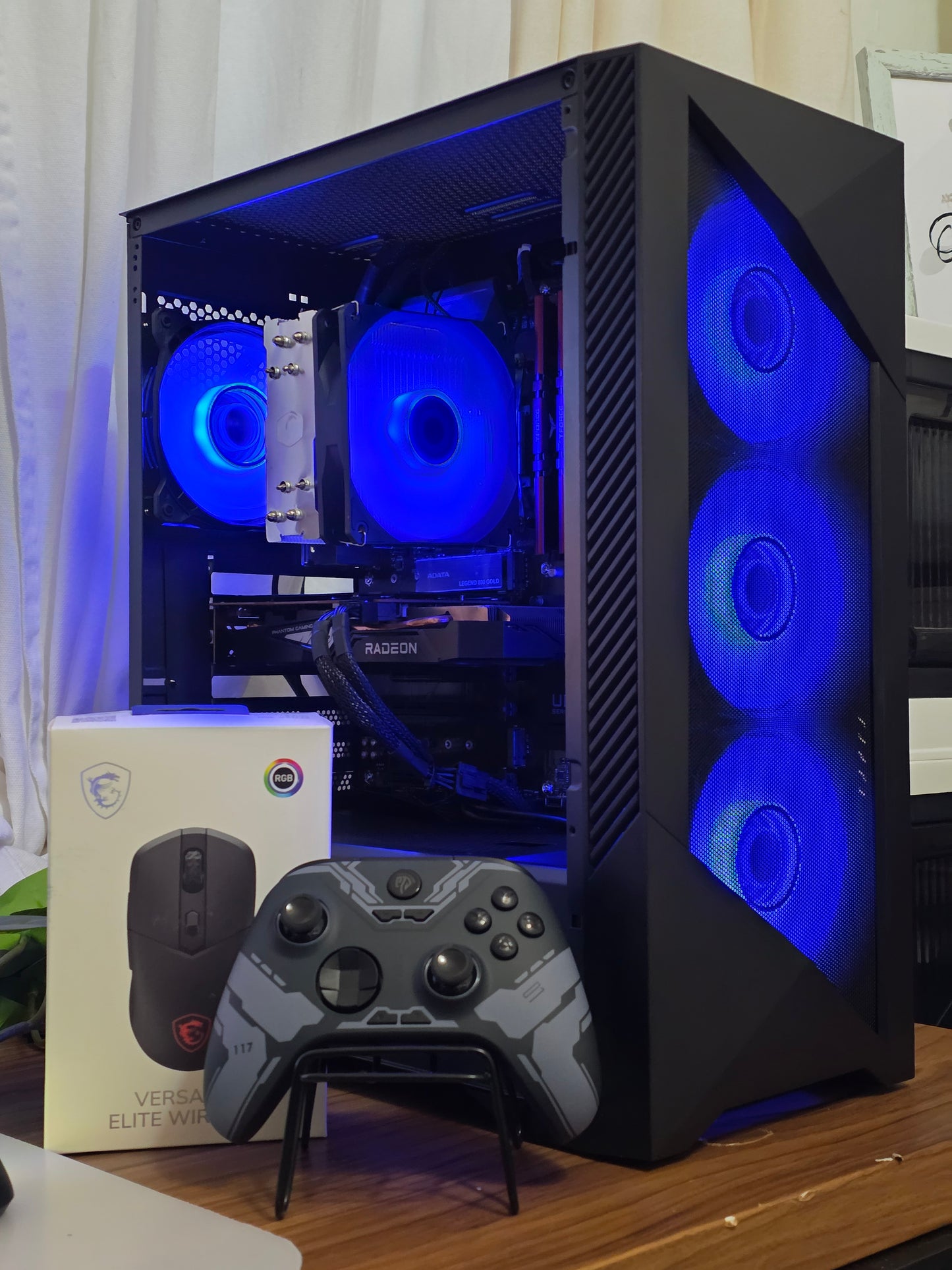 Gaming PC Ryzen 5 5500 + RX 6500 XT | 16GB RAM | 1TB M.2 | PSU 600W