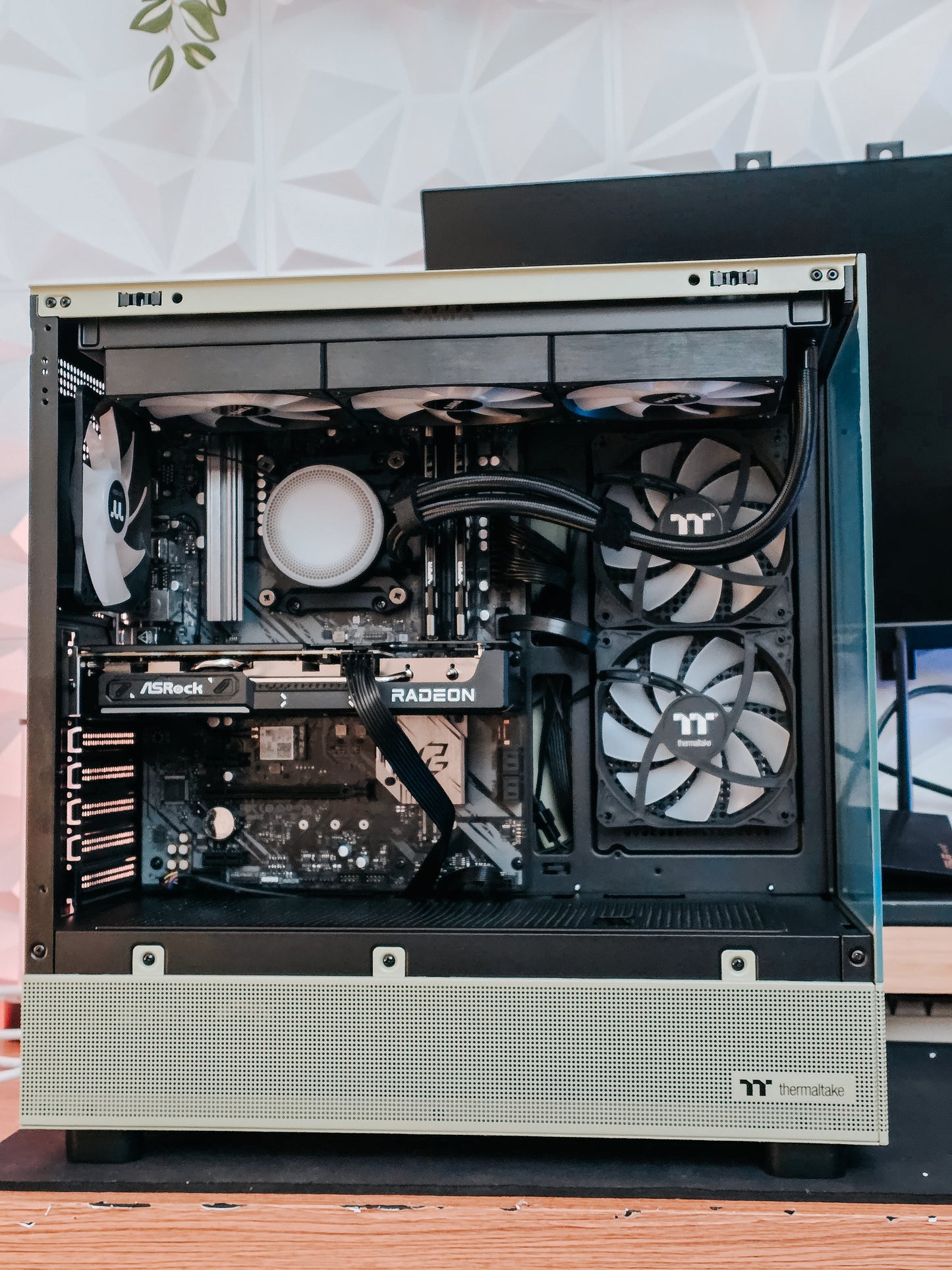 Mint Green Gaming PC – Ryzen 9 5900X | RX 9060XT 16GB | 32GB RAM | 2TB SSD