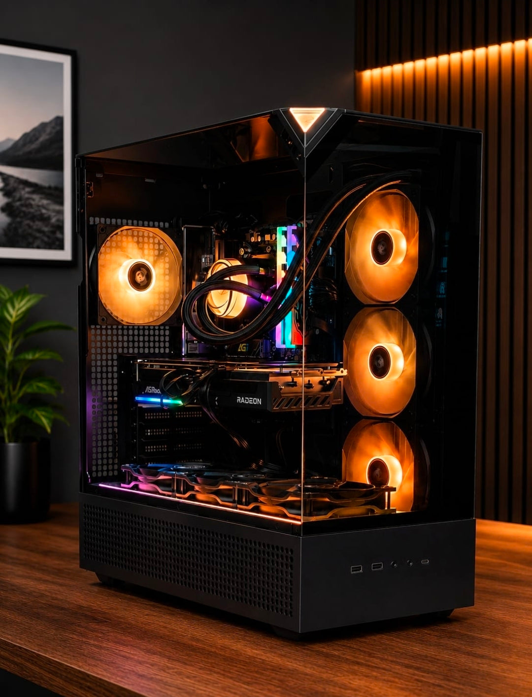 🔥 GAMING PC 4K | RYZEN 7 9800X3D + RX 9070 16GB | 32GB DDR5 | 2TB NVMe | 360MM AIO 🎮🚀