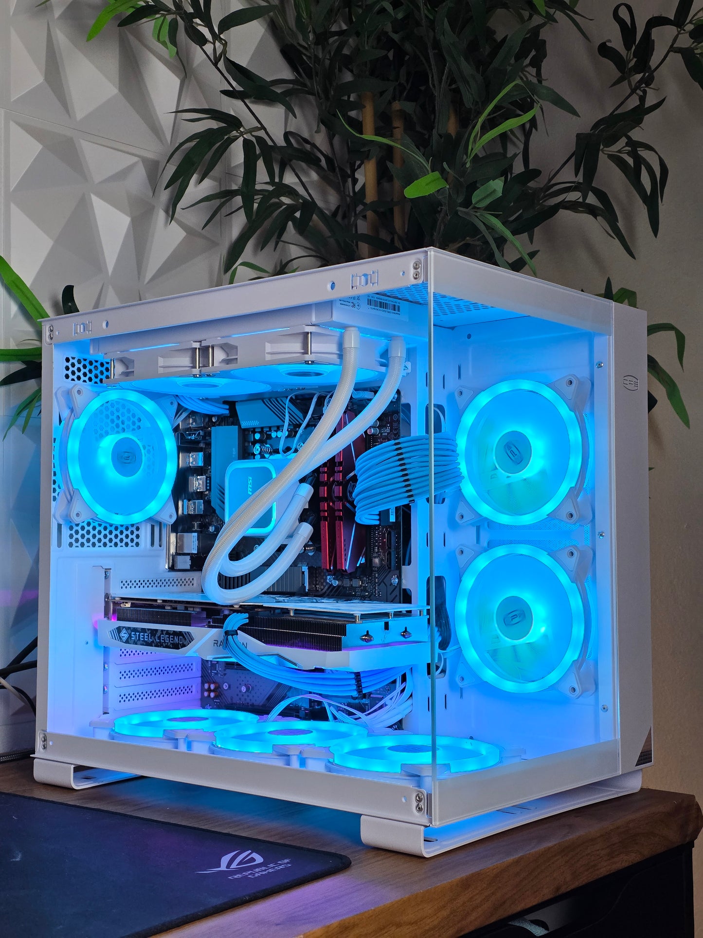 💎 Crystal Frost RX7600 Edition | Ryzen 5 5500 | 1TB M.2 SSD | 16GB DDR4 | 750W Gold | Windows 11 Pro