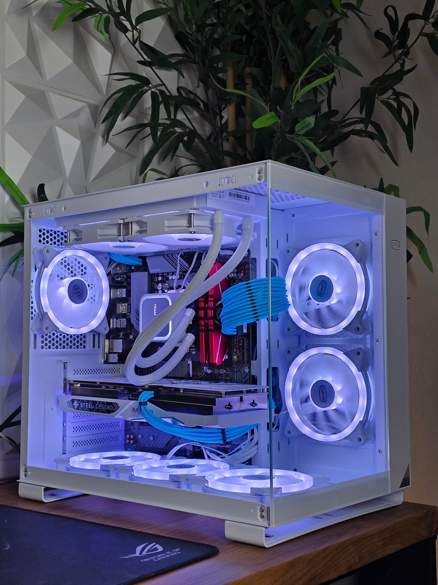 💎 Crystal Frost RX7600 Edition | Ryzen 5 5500 | 1TB M.2 SSD | 16GB DDR4 | 750W Gold | Windows 11 Pro
