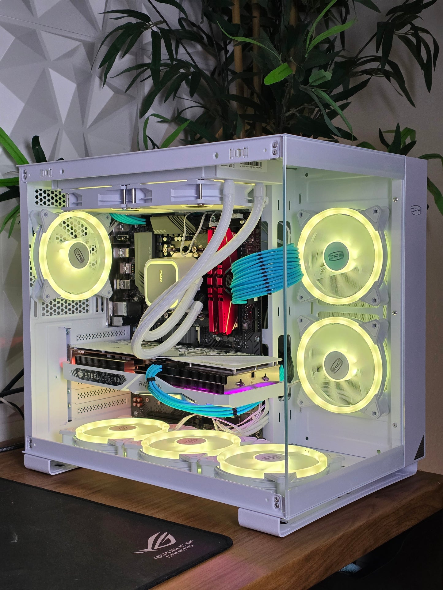 💎 Crystal Frost RX7600 Edition | Ryzen 5 5500 | 1TB M.2 SSD | 16GB DDR4 | 750W Gold | Windows 11 Pro