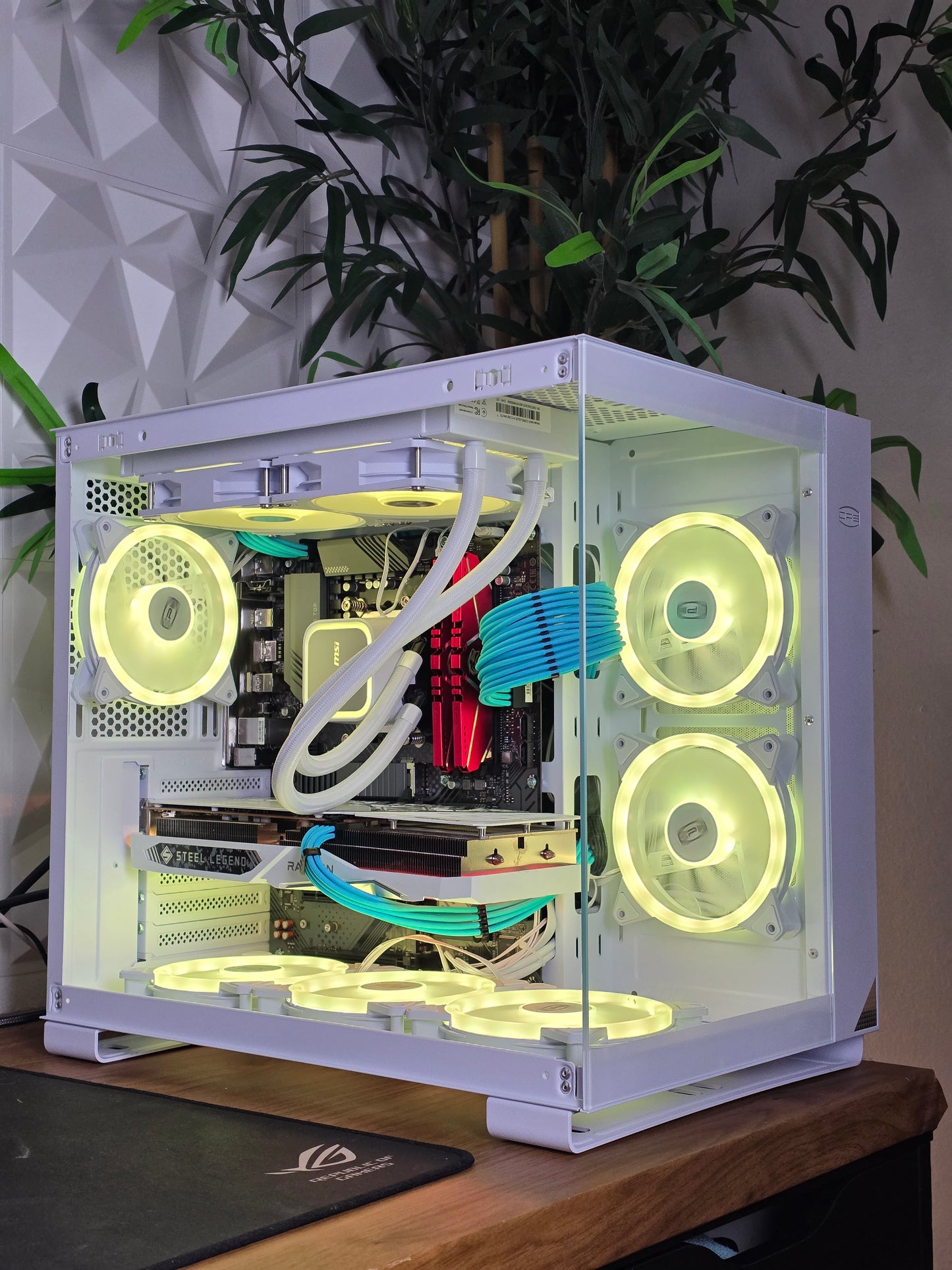 💎 Crystal Frost RX7600 Edition | Ryzen 5 5500 | 1TB M.2 SSD | 16GB DDR4 | 750W Gold | Windows 11 Pro