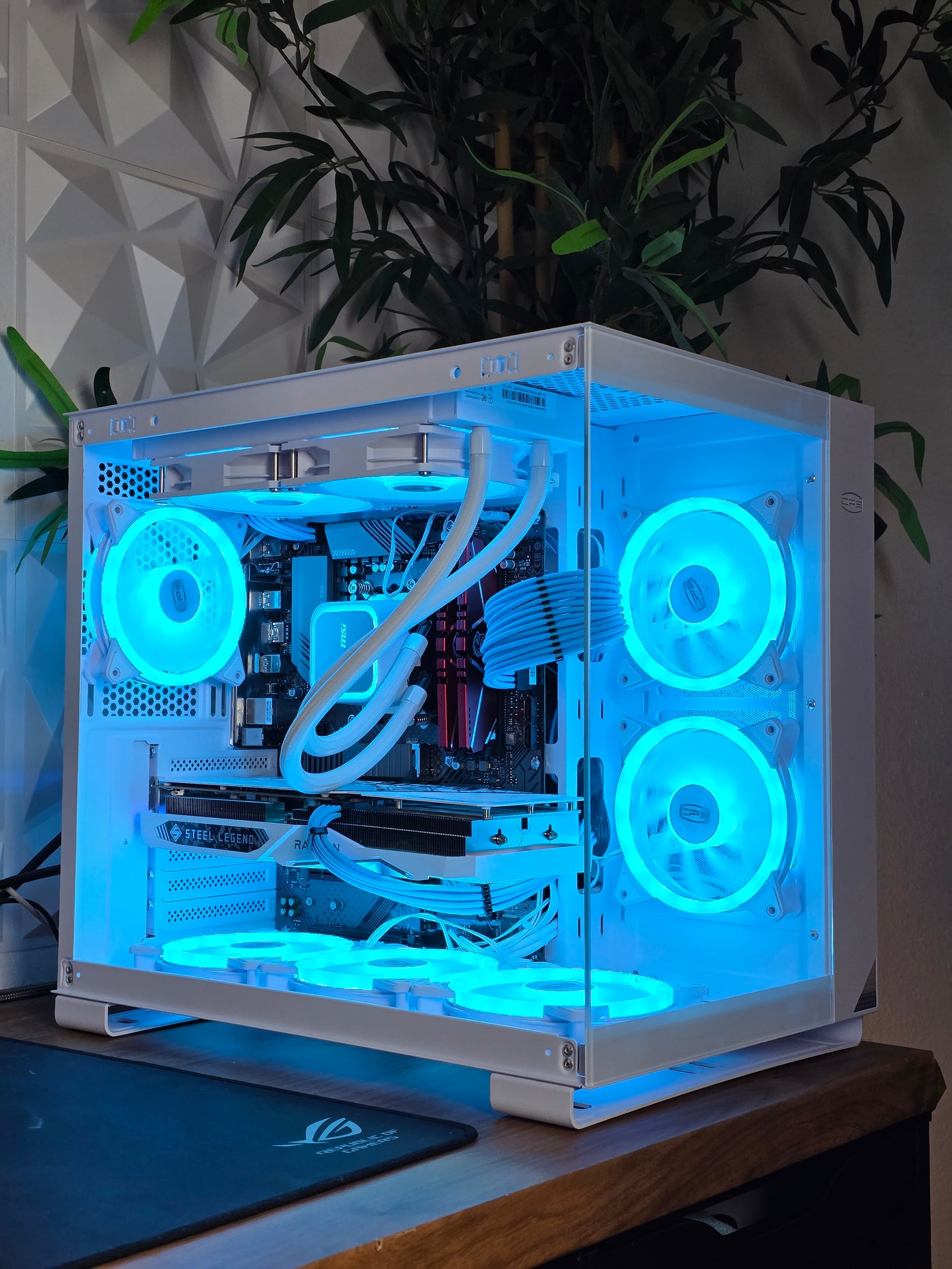 💎 Crystal Frost RX7600 Edition | Ryzen 5 5500 | 1TB M.2 SSD | 16GB DDR4 | 750W Gold | Windows 11 Pro