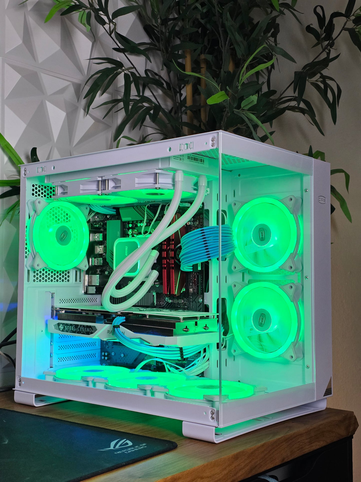 💎 Crystal Frost RX7600 Edition | Ryzen 5 5500 | 1TB M.2 SSD | 16GB DDR4 | 750W Gold | Windows 11 Pro