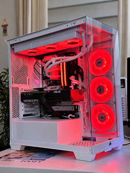 🎃🔥 PHANTOM GAMING 4K 🧟 | RTX 5070 12GB 🎮 | RYZEN 7 9800X3D 🧠 | 32GB DDR5 ⚡ | 2TB NVMe 💀 | CORSAIR WHITE 🦇
