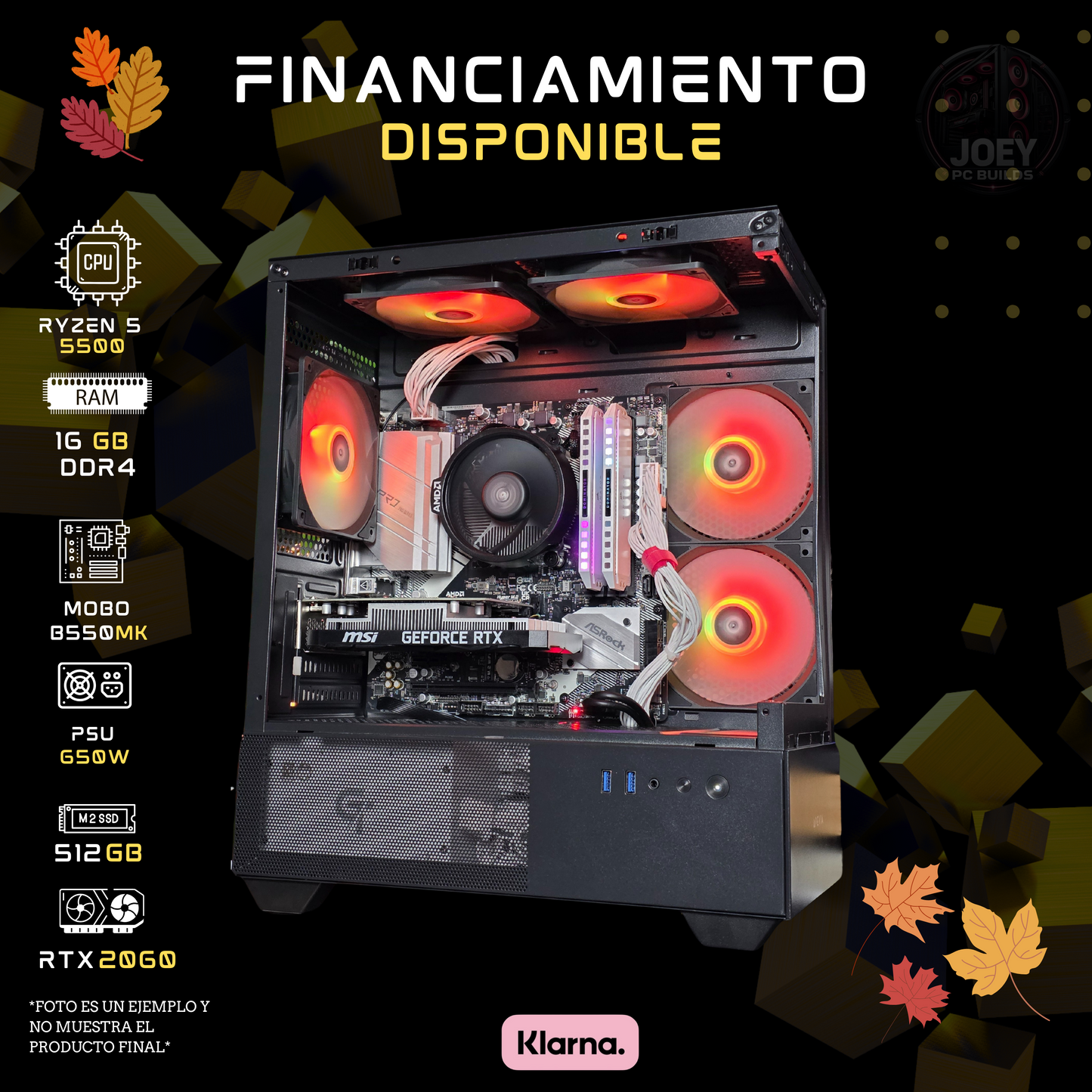 🍁 Gaming PC Ryzen 5 5500 | RTX 2060 | 16GB RAM | 512GB SSD🍁