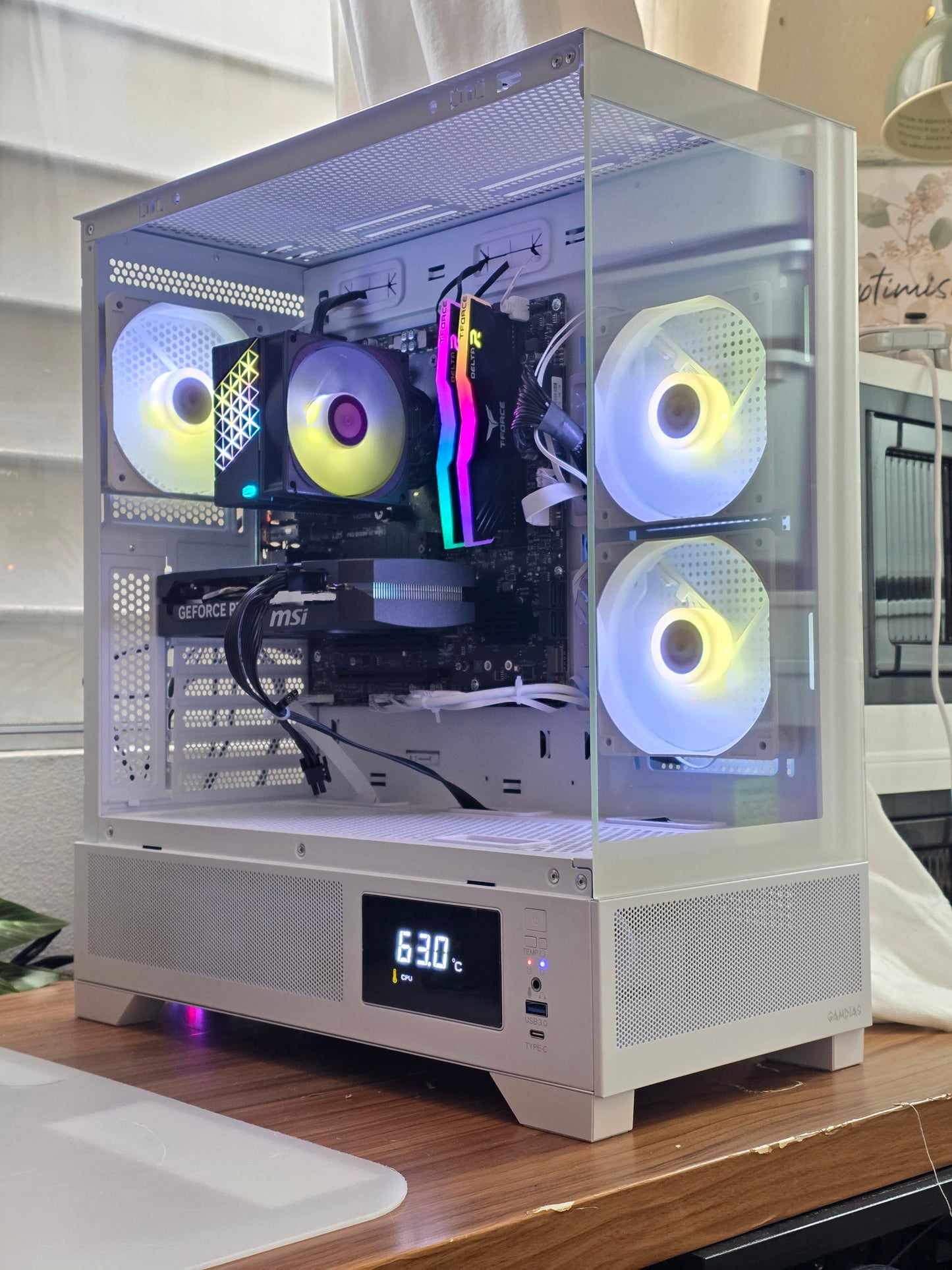 Combo Gaming Starter RGB ⚡ Ryzen 5 5500 | RTX 5050 8GB | 16GB RAM | 1TB NVMe | Monitor 144Hz