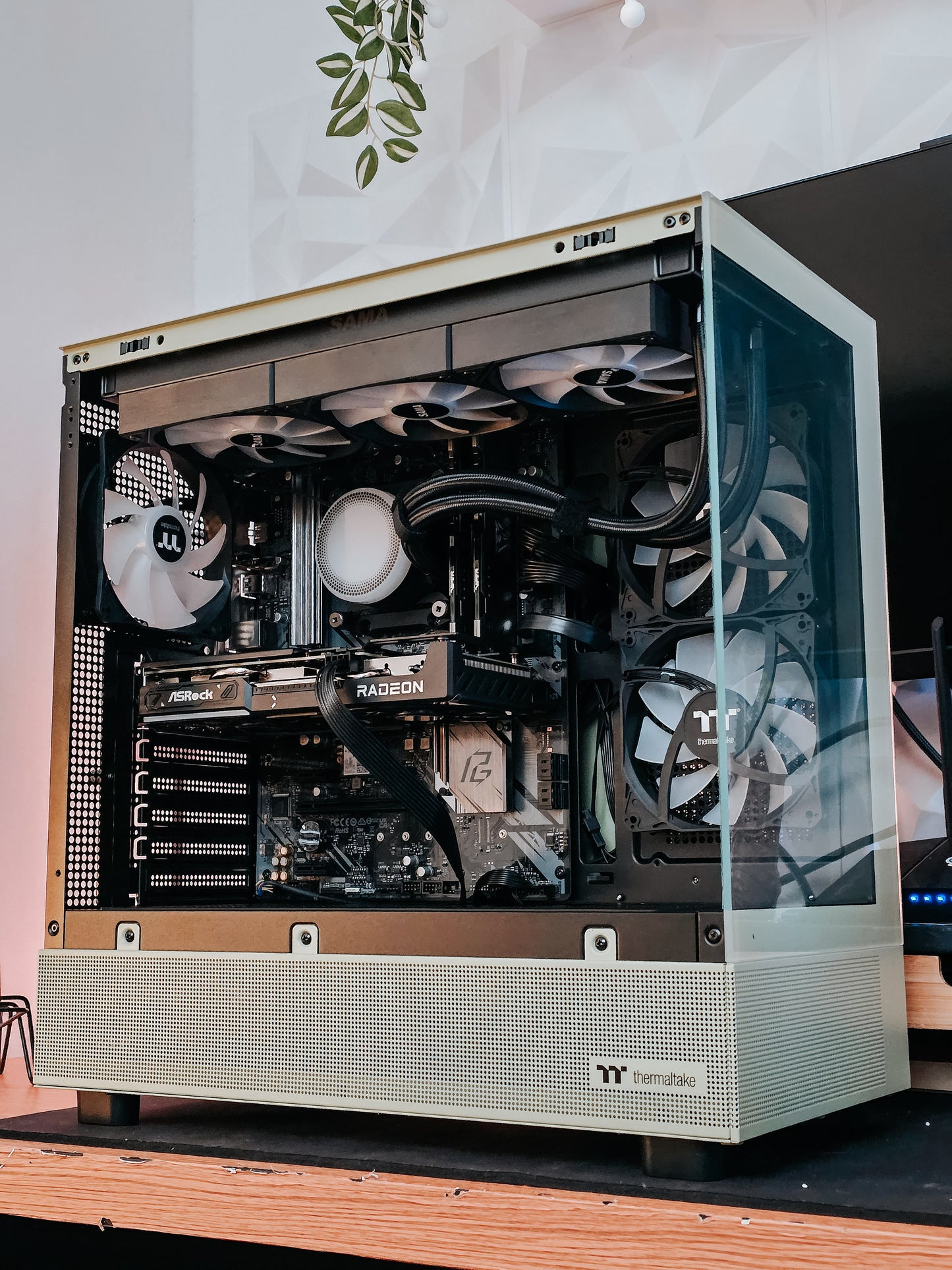 Mint Green Gaming PC – Ryzen 9 5900X | RX 9060XT 16GB | 32GB RAM | 2TB SSD