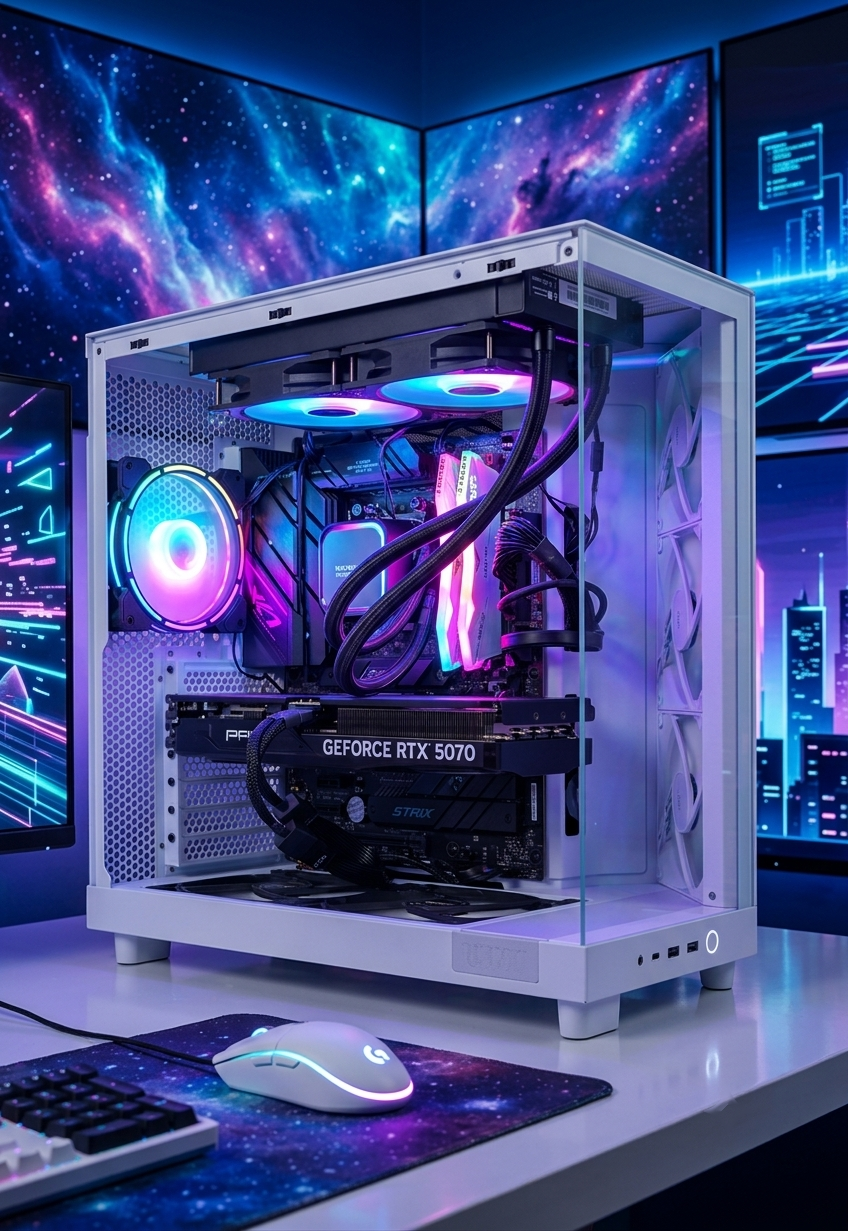 🔥 GAMING PC RTX 5070 12GB | Ryzen 7 7700X | 32GB DDR5 | 1TB M.2 | Windows 11 Pro 🎮