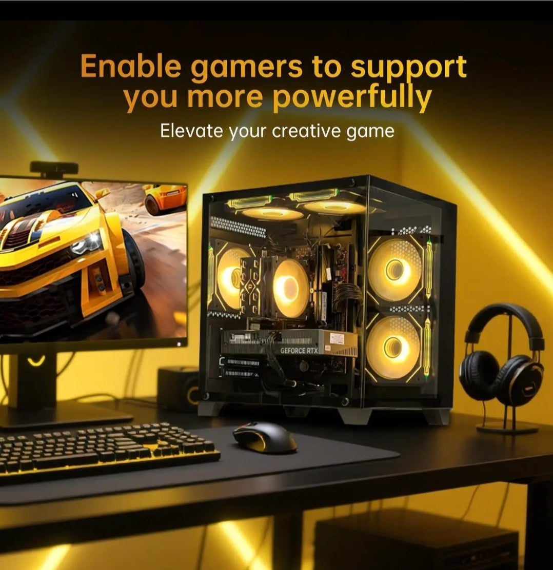 🍁 Gaming PC RTX 5060 | Intel i5-13400F | 32GB RAM | 1TB NVMe | WiFi 6E | ARGB 🍁