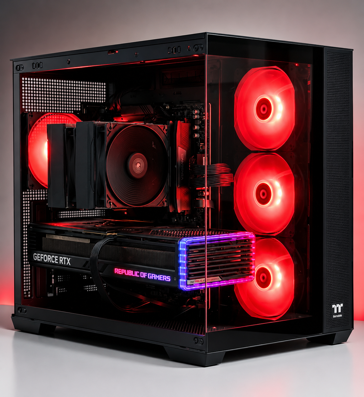 Gaming PC de Alto Rendimiento Extremo | Ryzen 7 7800X3D | ROG STRIX RTX 4080 OC 16GB | 32GB DDR5 | 1TB NVMe | Windows 11 Pro