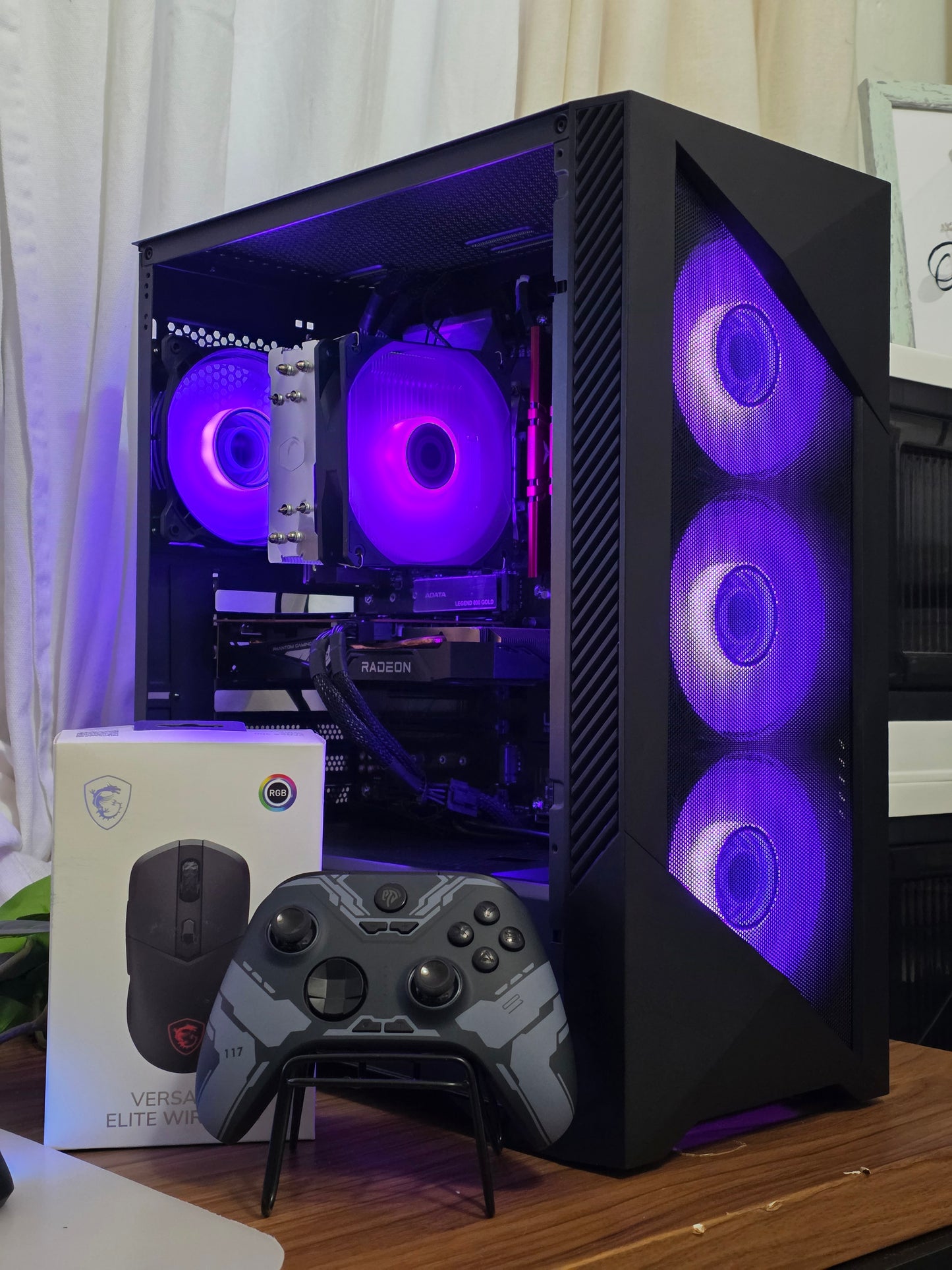 Gaming PC Ryzen 5 5500 + RX 6500 XT | 16GB RAM | 1TB M.2 | PSU 600W