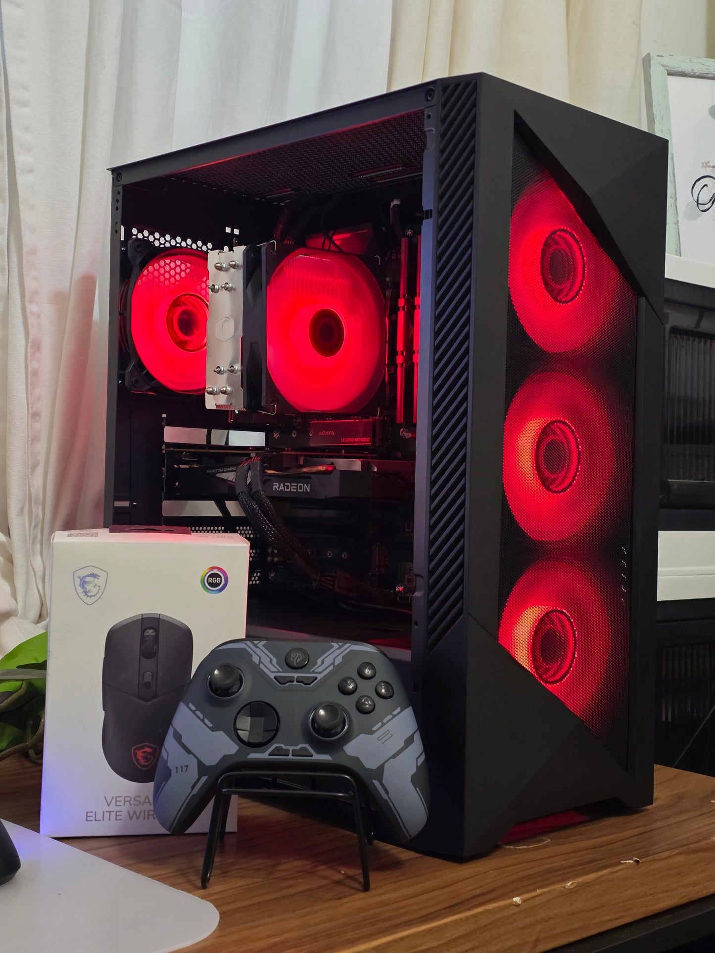 Gaming PC Ryzen 5 5500 + RX 6500 XT | 16GB RAM | 1TB M.2 | PSU 600W