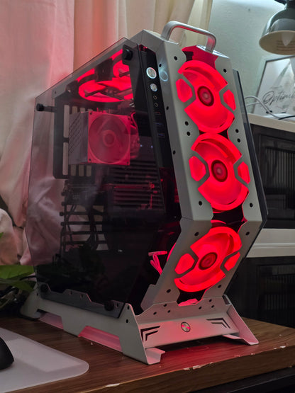 ❄️ White Starter Gaming PC 🤍 | GTX 1660 SUPER 🎮 | Ryzen 5 2600X ⚡ | 16GB RAM | SSD Rápido