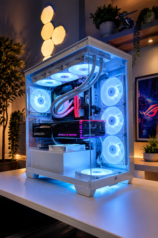 Titan X Gaming PC | Ryzen 9 9900X | RTX 4080 16GB | 32GB DDR5 Corsair | 2TB NVMe | Windows 11 Pro