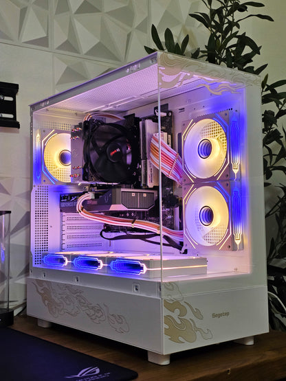 🐲⚡Dragon White Edition – i7 12700KF /  RTX 5050/  1TB SSD / 32 GB RAM DDR4 🐲⚡