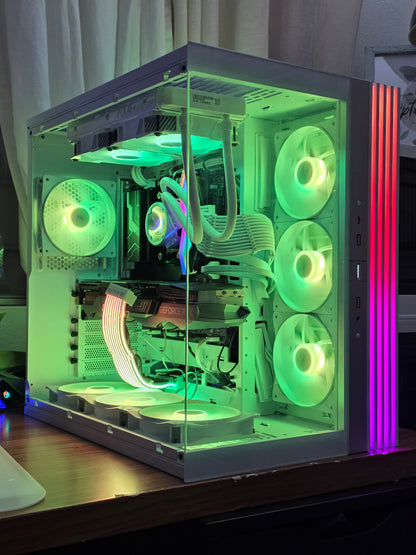 ❄️🚀 White Ultra Beast Gaming PC | Ryzen 9 7900X3D | RTX 3080 | 32GB DDR5 | 4K Ready
