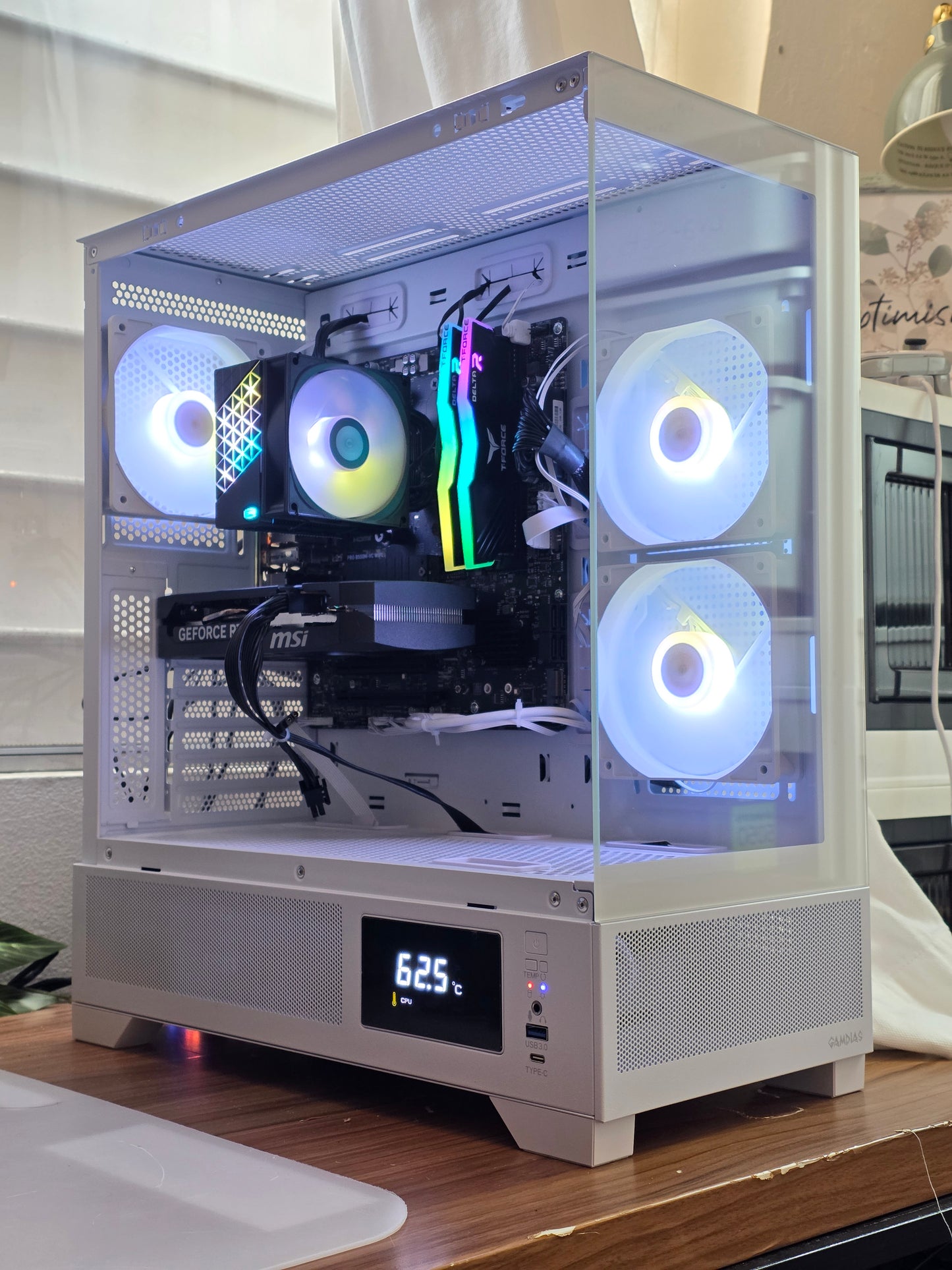 Combo Gaming Starter RGB ⚡ Ryzen 5 5500 | RTX 5050 8GB | 16GB RAM | 1TB NVMe | Monitor 144Hz