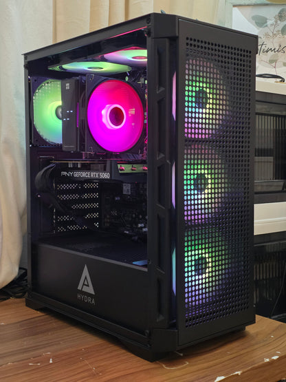 🔥 Gaming PC RTX 5060 | Ryzen 9 3900XT | 32GB RAM | 1TB SSD | Corsair 750W | Monitor 144Hz Combo