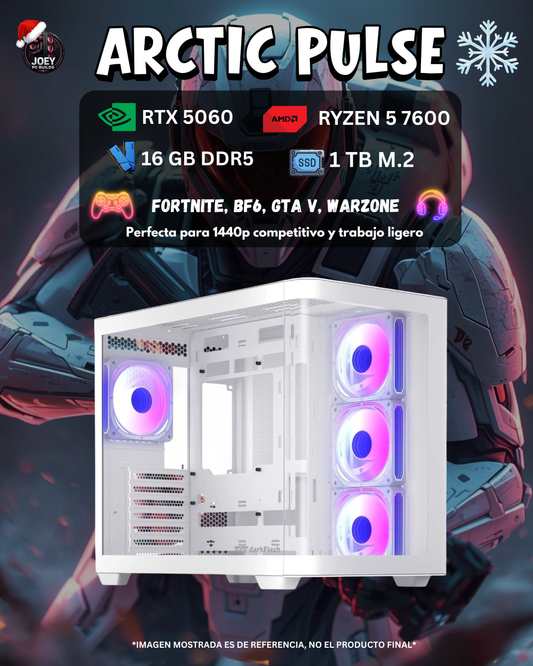 ❄️ ARCTIC PULSE – RTX 5060 / Ryzen 5 7600