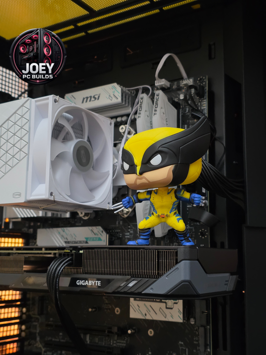 Gaming PC Yellow Strike⚡️ - RX9060XT 8 GB, 1 TB SSD M.2, RYZEN 5 9600X , 16 GB RAM DDR5 - WIN 11 PRO