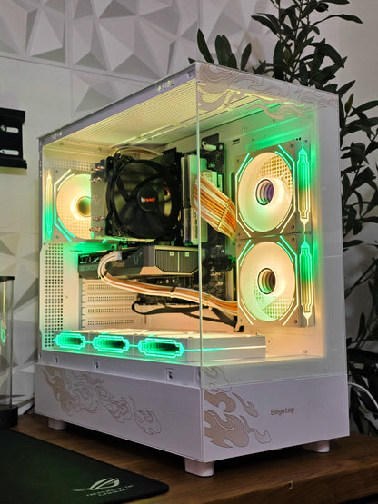 🐲⚡Dragon White Edition – i7 12700KF /  RTX 5050/  1TB SSD / 32 GB RAM DDR4 🐲⚡