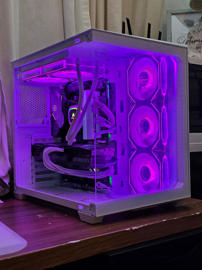 White Extreme Gaming PC – RTX 3080 10GB | Ryzen 9 5950X | 1TB NVMe | 32 GB RAM DDR4 3600 | Liquid Cooling