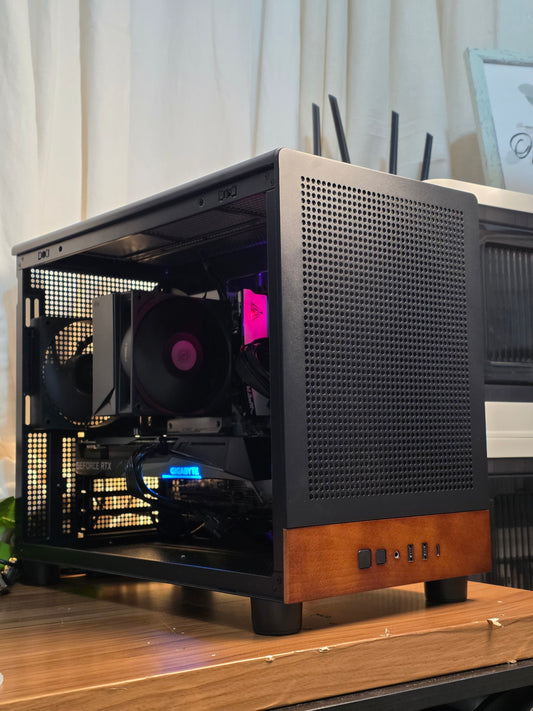 🪵🔥 Gaming PC Wood Edition | Ryzen 5 7600X | RTX 3060 12GB | 16GB DDR5 | Windows 11 Pro