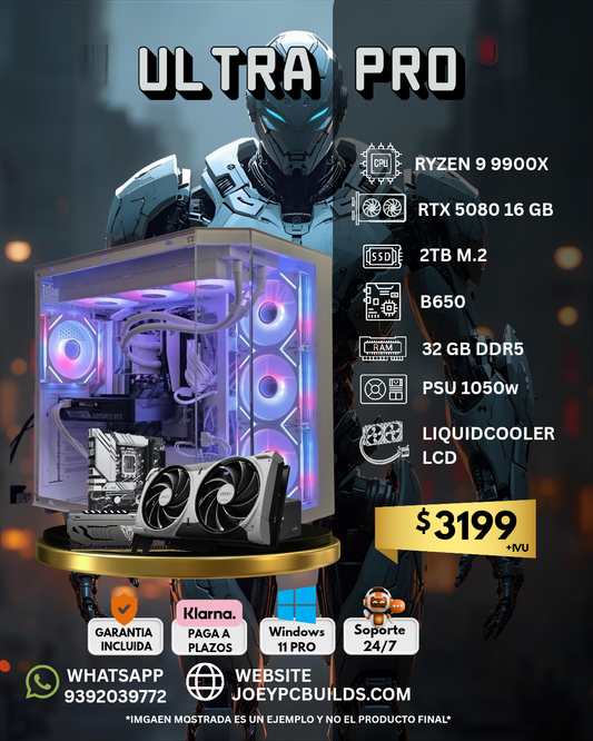 ULTRA PRO Gaming PC – Ryzen 9 9900X | RTX 5080 16GB | 32GB DDR5